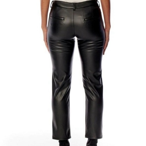 The Label - LBLC Black faux leather pants. Revolve. - Picture 2 of 5